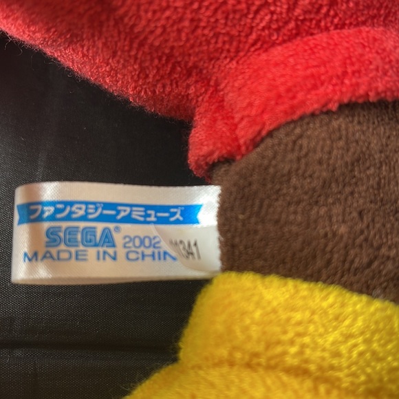 Sega Mickey Mouse 2002 Japan Disney Plush laying on stomach w/ Tag VTG - Picture 8 of 10